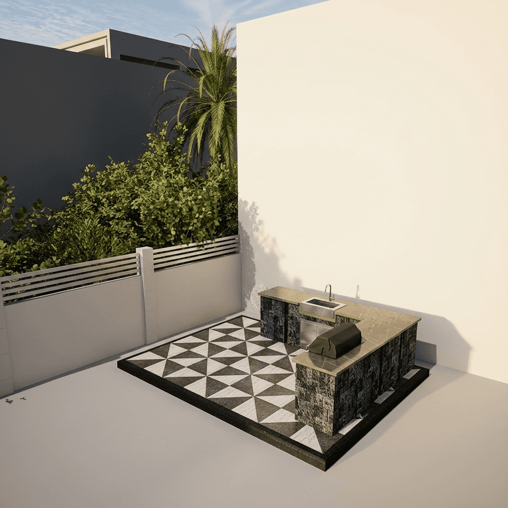 Outdoor Kitchen 4021 - 5.05 x 3.85 m